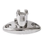 Turnable 360 deck hinge m/polish 75x35mm