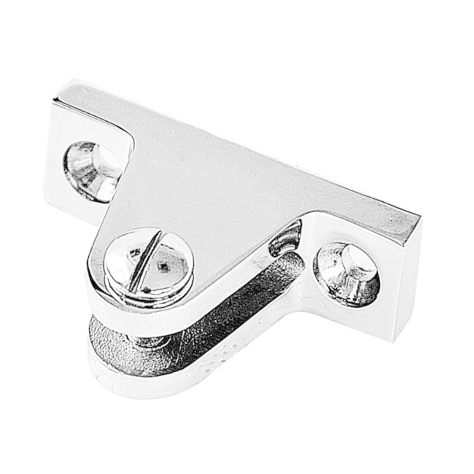 Deck hinge 90 mirror polish 60x18mm