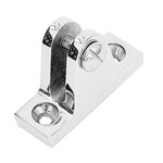 Deck hinge 80 mirror polish 55x18mm