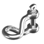 Stainless twisted shackle 5mm