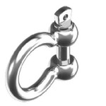 Bow shackle stainless 4mm 10 pcs
