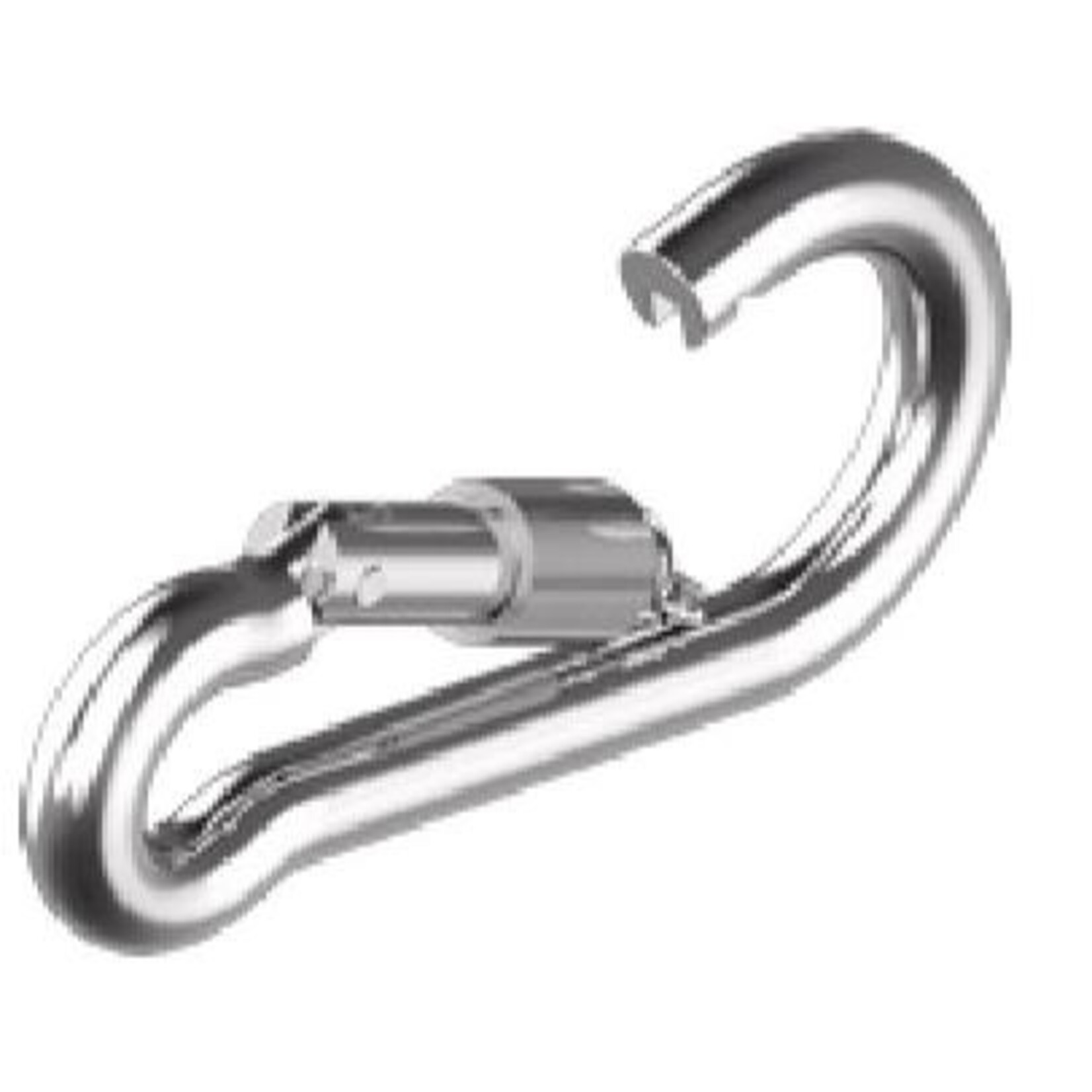 Snap hook with safety nut 5x50mm 10 pcs