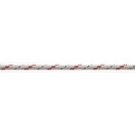 Marlow Doublebraid  6mm. white/red