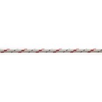 Marlow Doublebraid  6mm. white/red