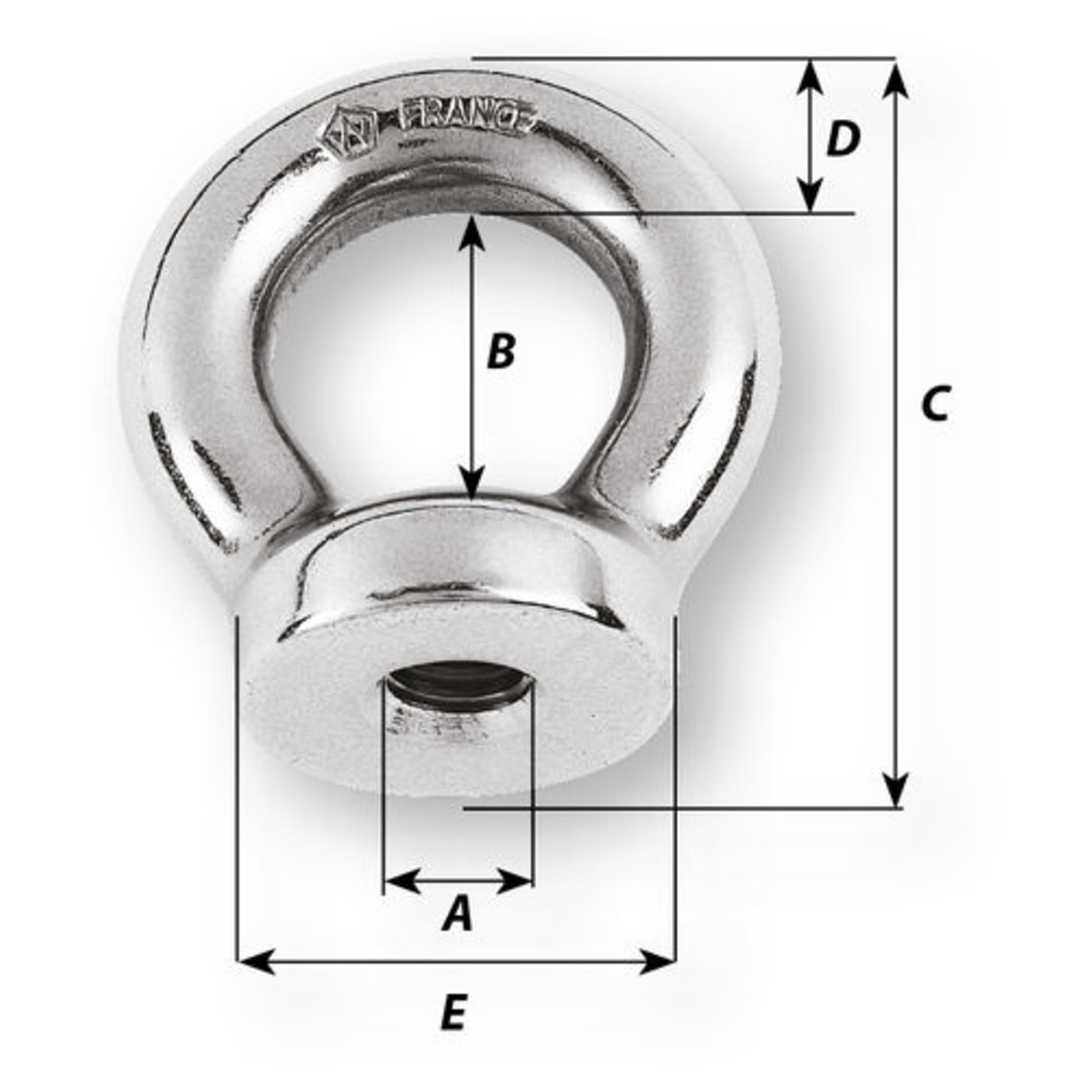 Wichard Eye nut - Dia 6 mm - M8*125