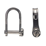 Plastimo Flat shackle + scr.pin s/s-5 mm