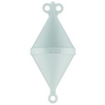 Plastimo Mooring buoy+eyelets-white d22cm