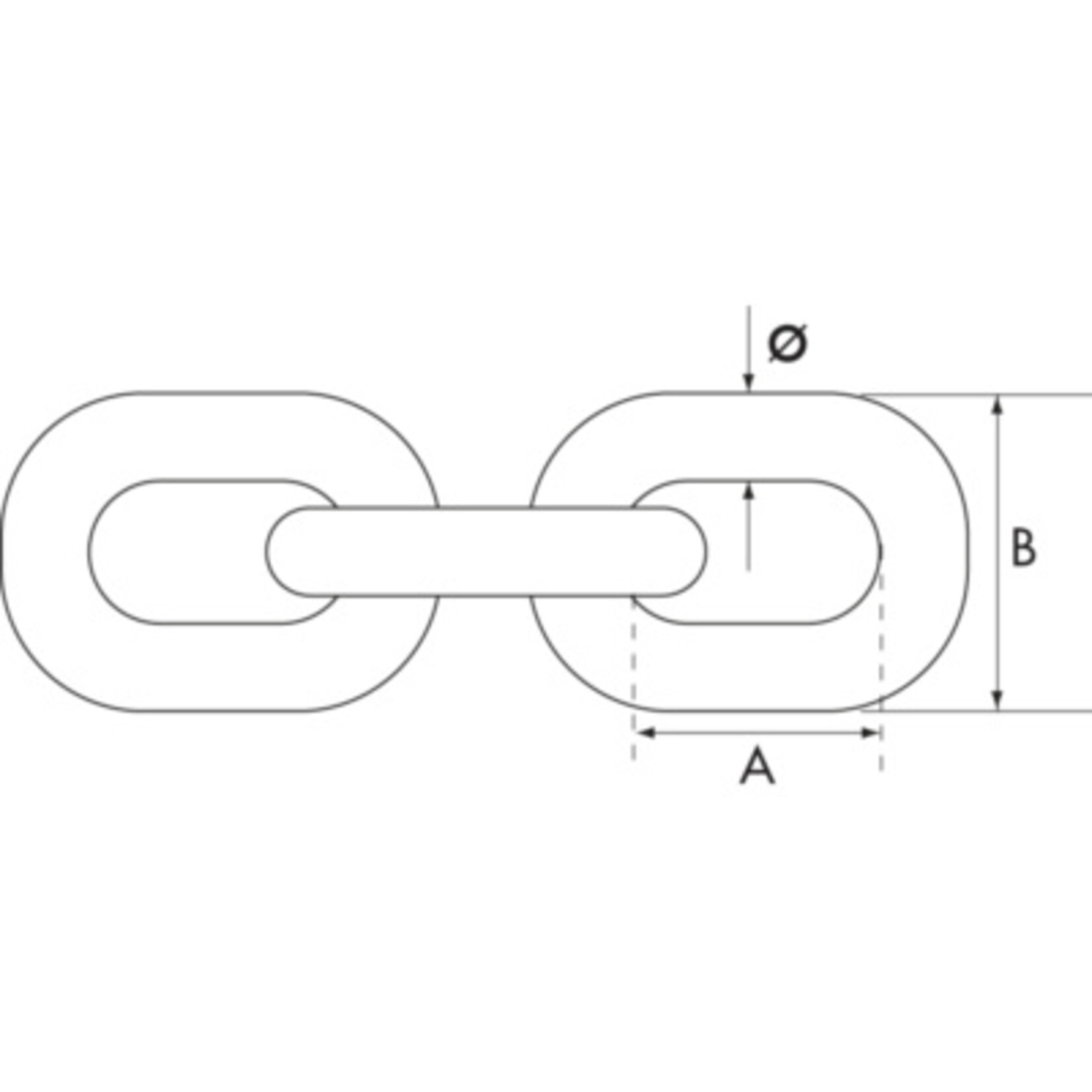 Plastimo Chain cut in lengths *8