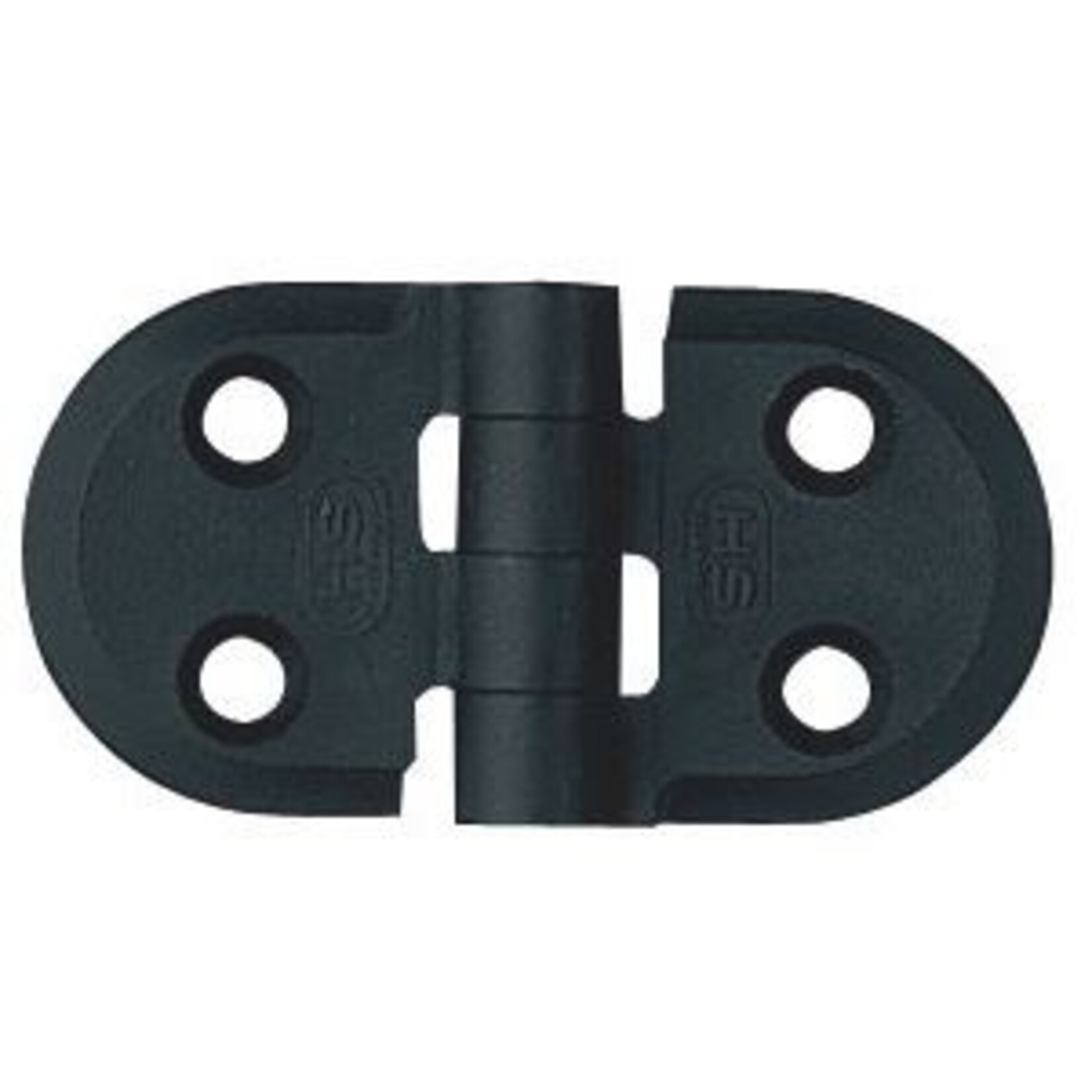 Plastimo Black nylon hinges (x2)