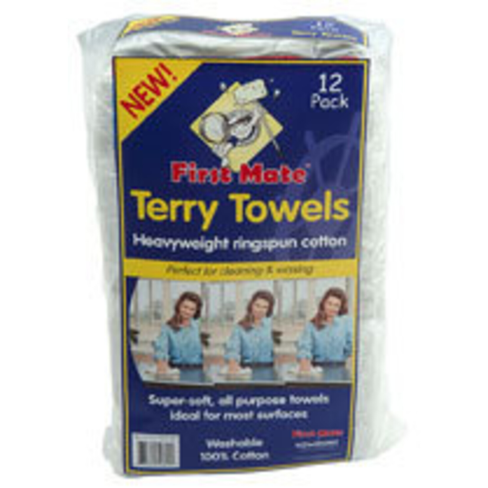 Terry towel cotton (x12)