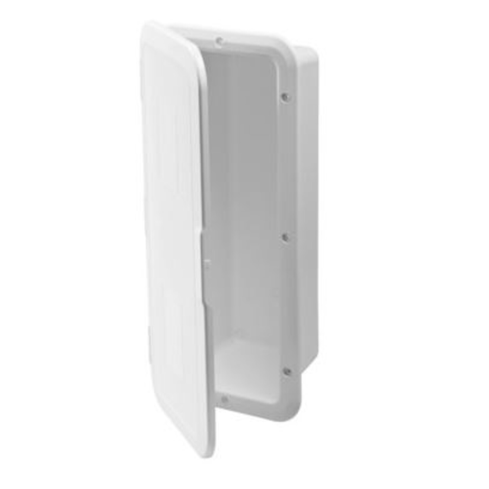 Plastimo Side mount case + door 174x424mm white