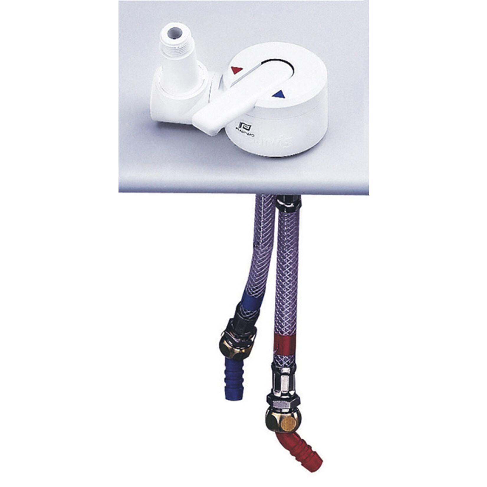 Plastimo Shower+tap 5 bar lever white