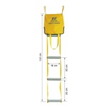 Plastimo Safety ladder yellow 5 steps