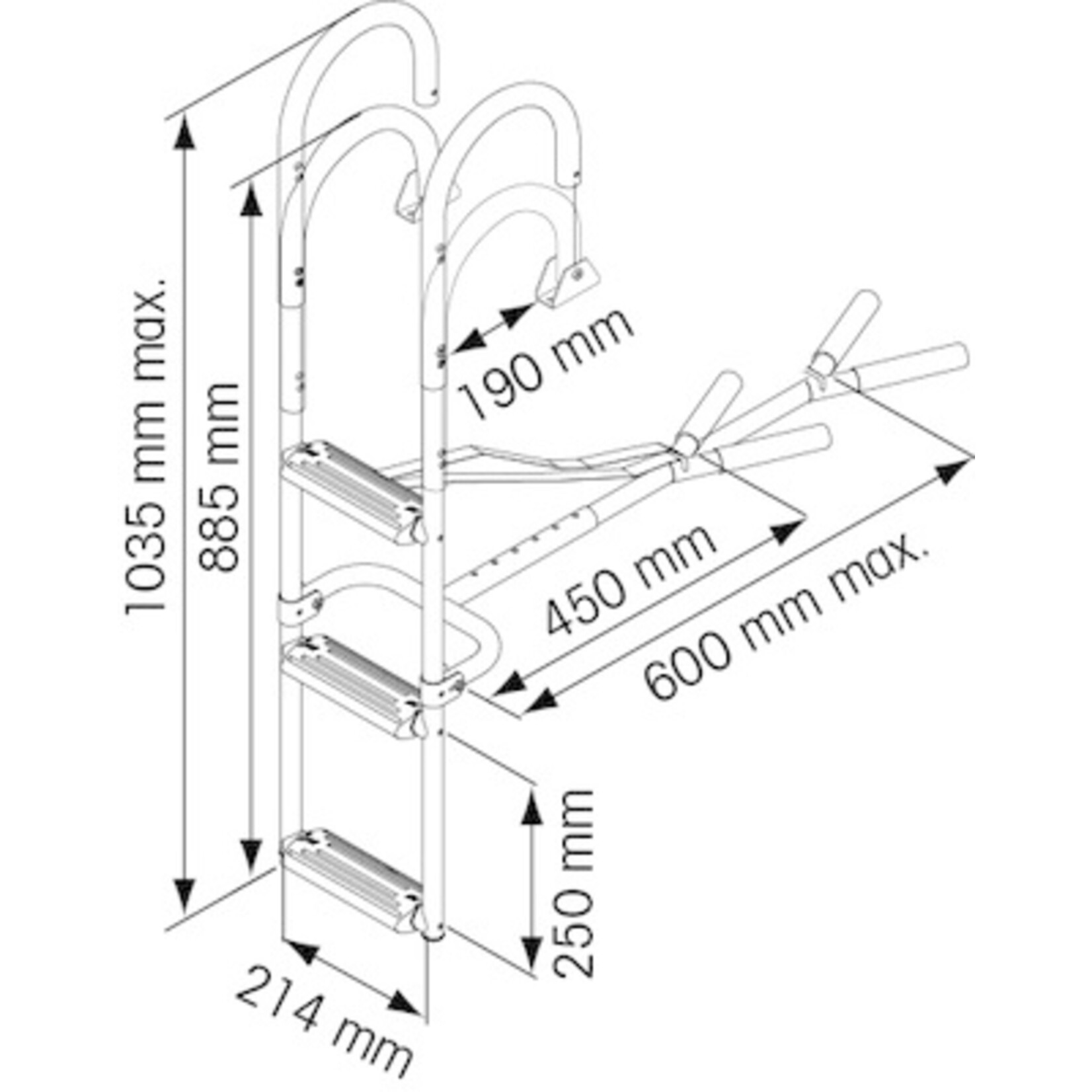 Plastimo Bow ladder