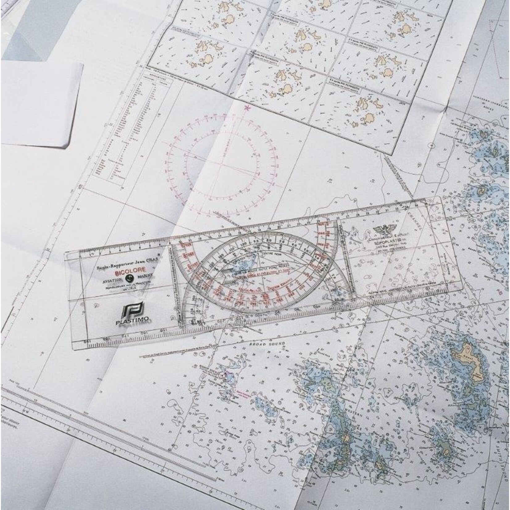 Plastimo Bicolour cras navigation plotter