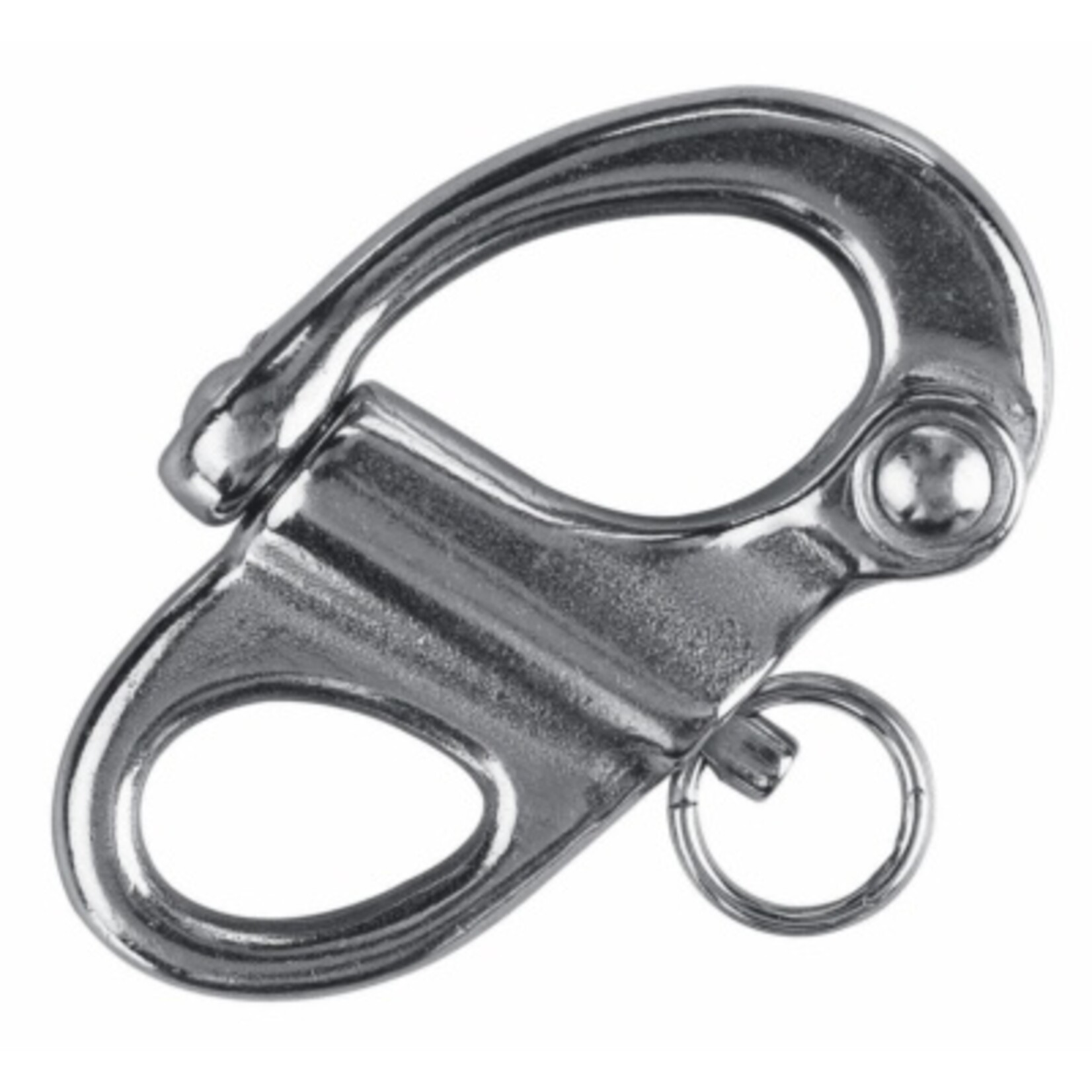 Plastimo Snap shackle s/s with fixed eye 50mm