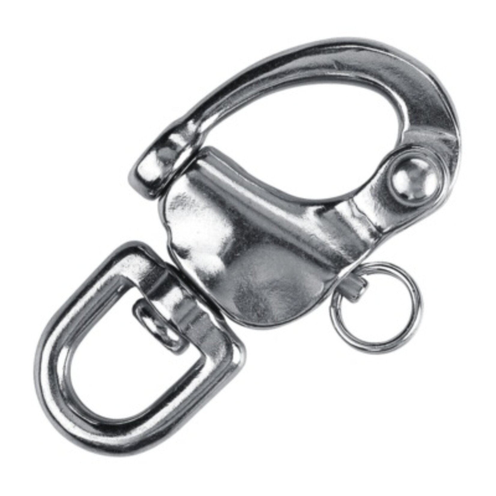 Plastimo Snap shackle s/s with swivel eye 128mm