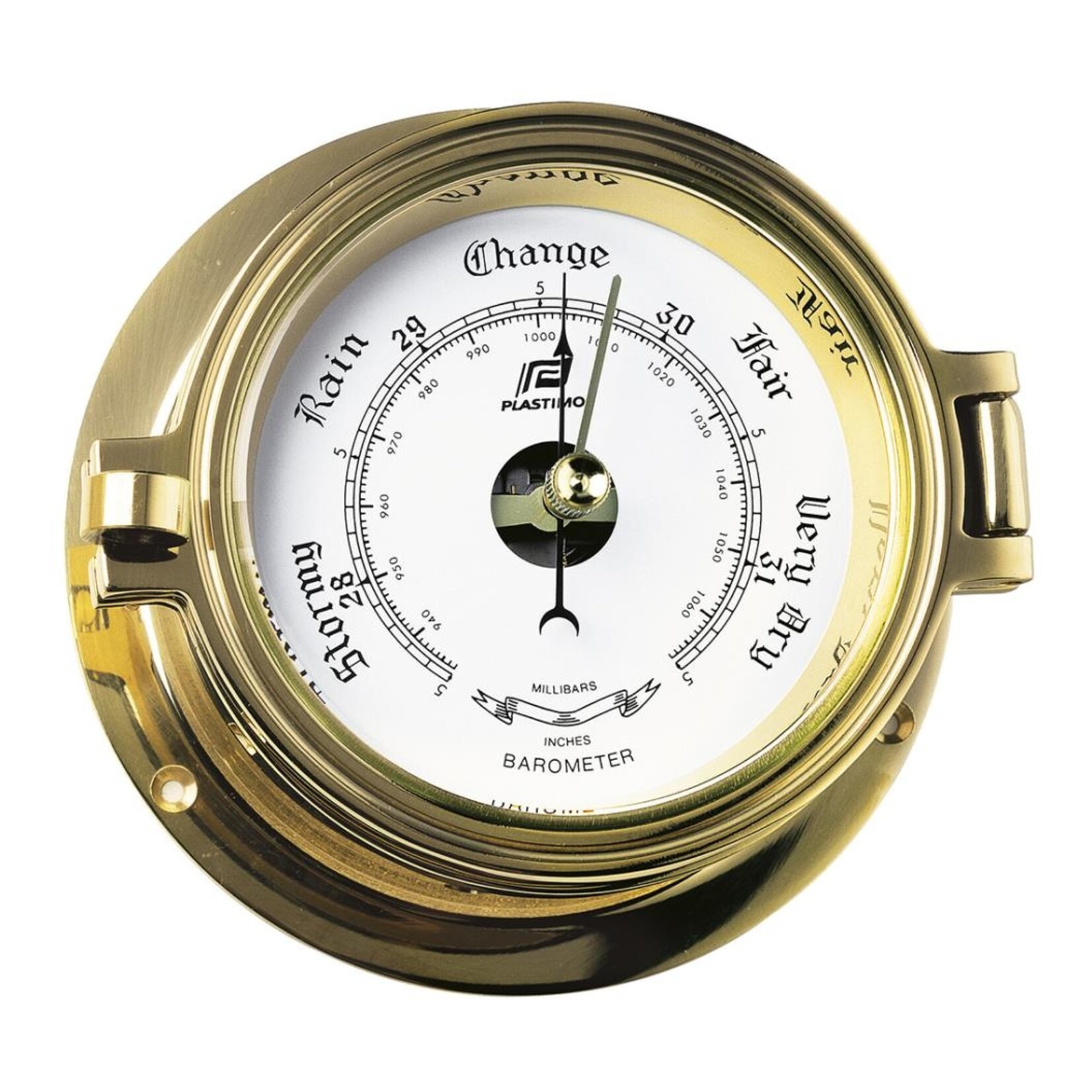 Plastimo Barometer 4.5 solid brass