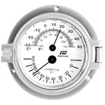 Plastimo Thermo/hygrometer matte chrome 3''