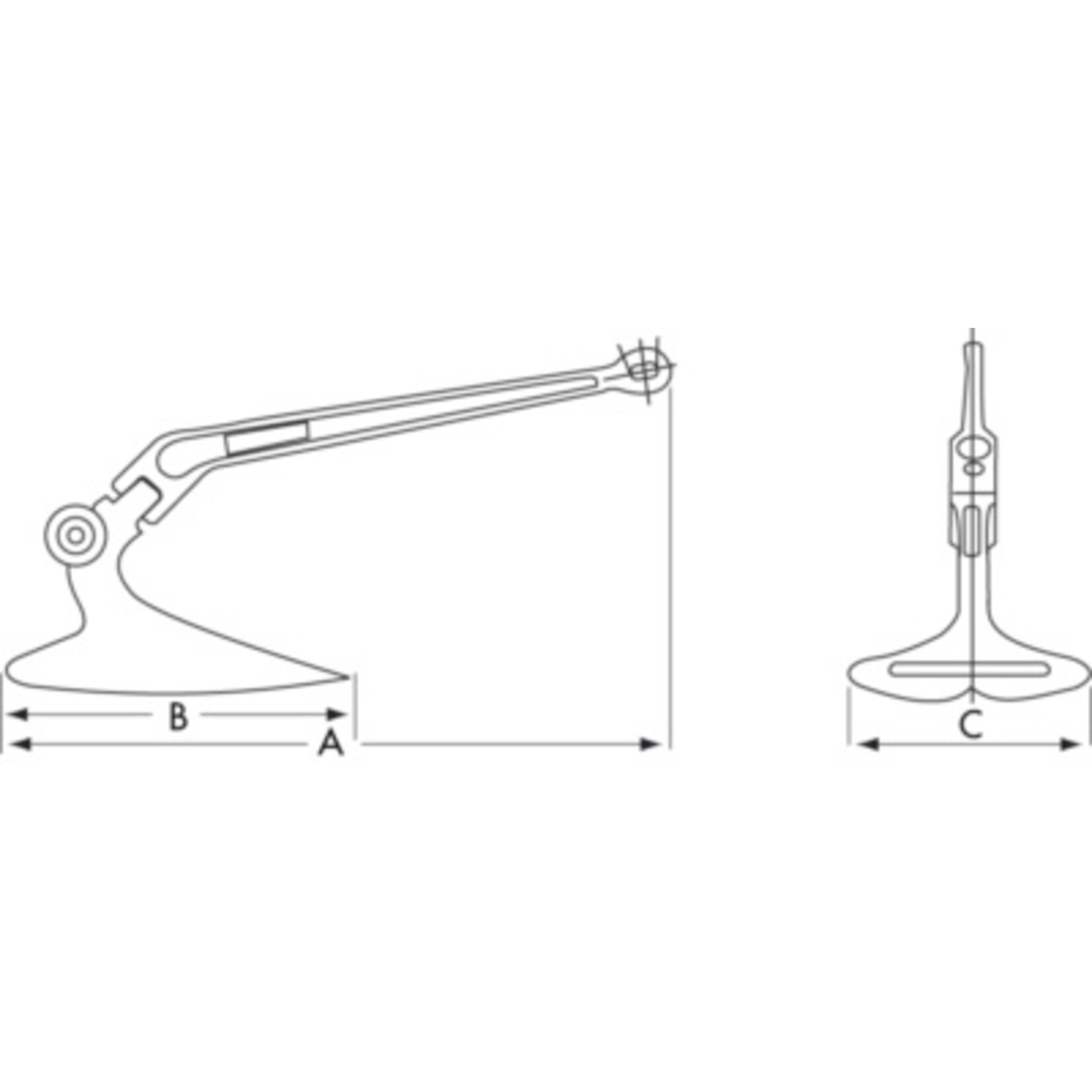 Plastimo Anchor -soc-galva 7kg