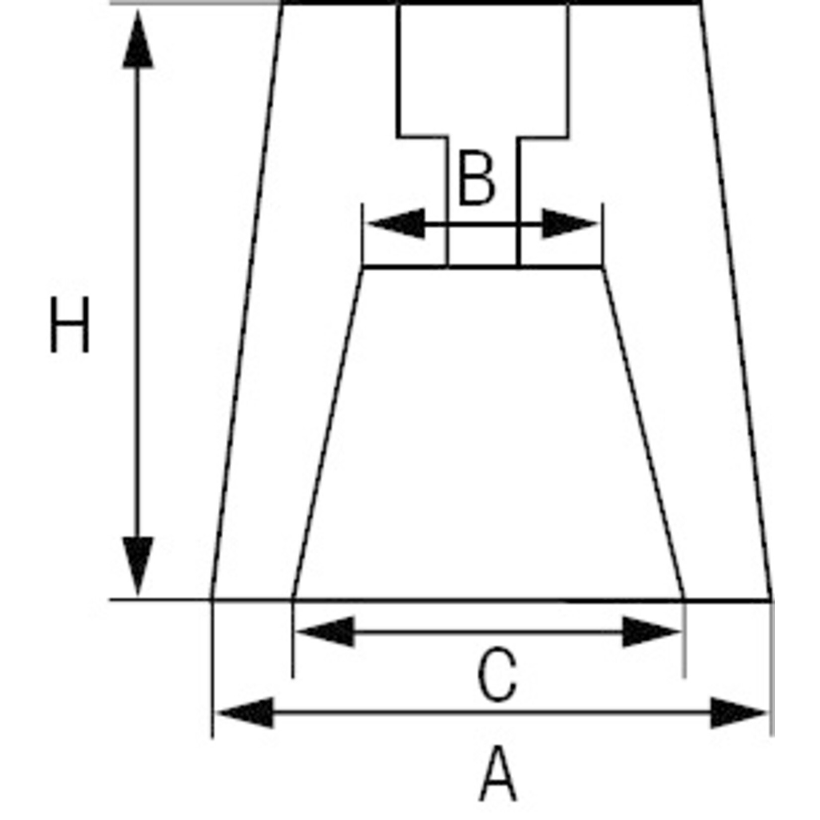Plastimo Anode zc conical nut for shaft 40mm