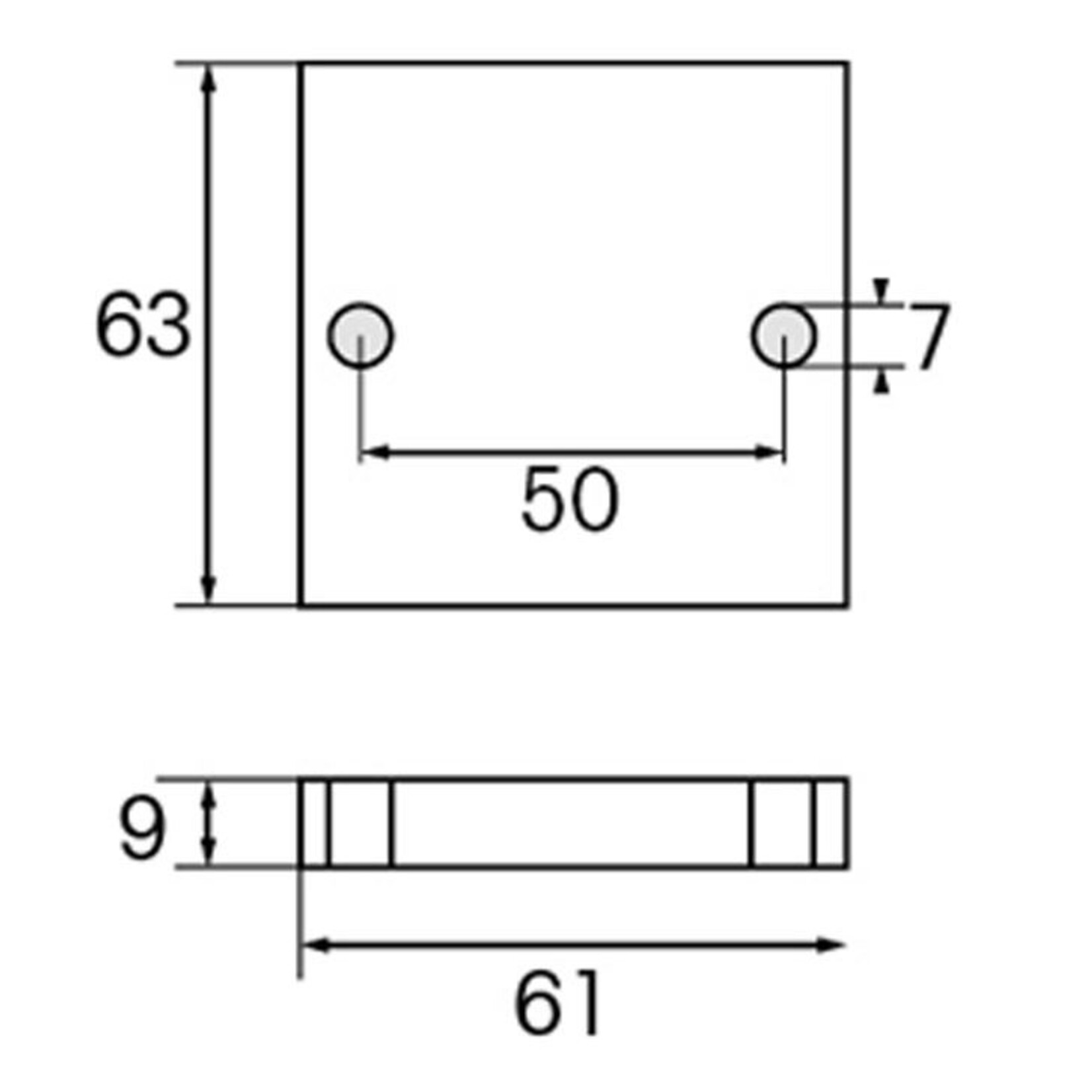 Plastimo Anode mercury-merc.plate