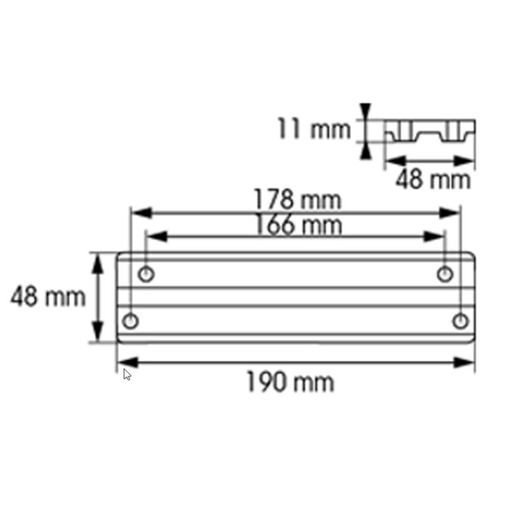 Plastimo Anode mercry-merc.plate otbd40-60hp