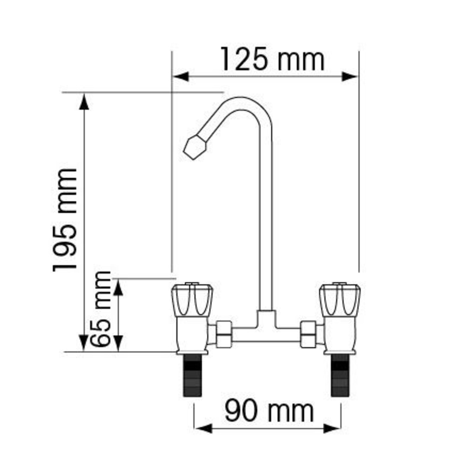 Plastimo Tap mixer small size