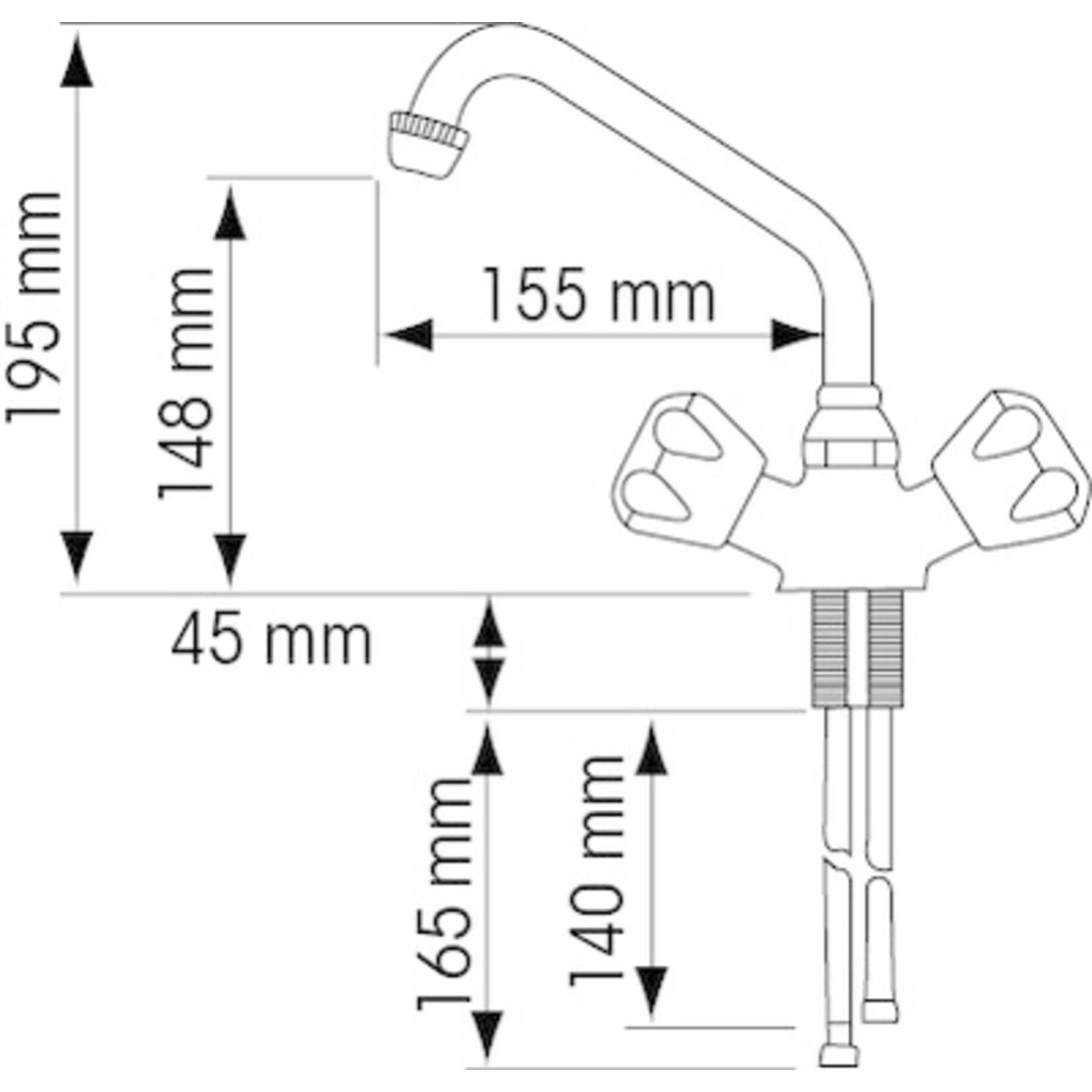 Plastimo Tap mixer