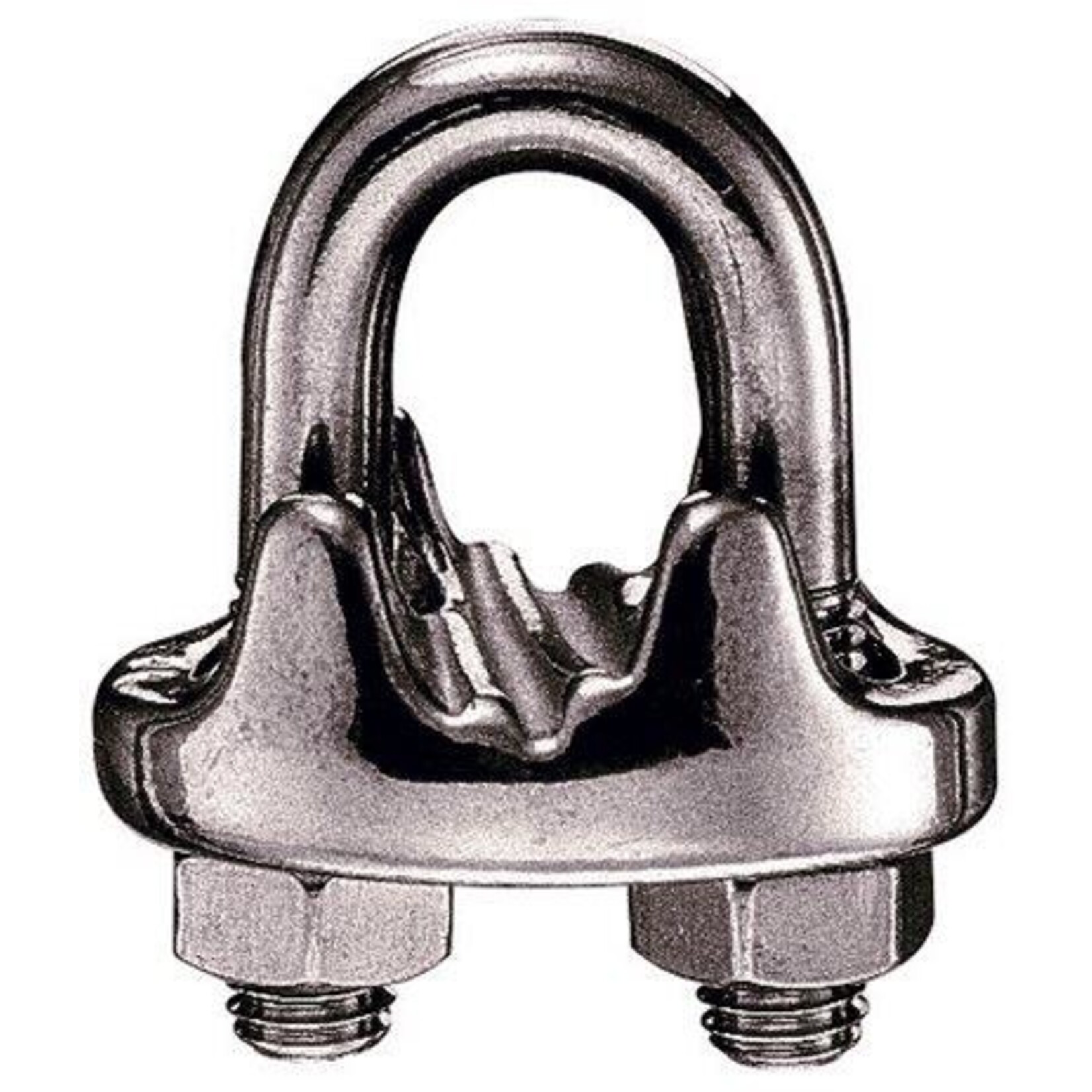 Plastimo Cable clamp galvanised dia 8mm