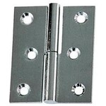 Plastimo Hinge left chrome brass 60x40mm