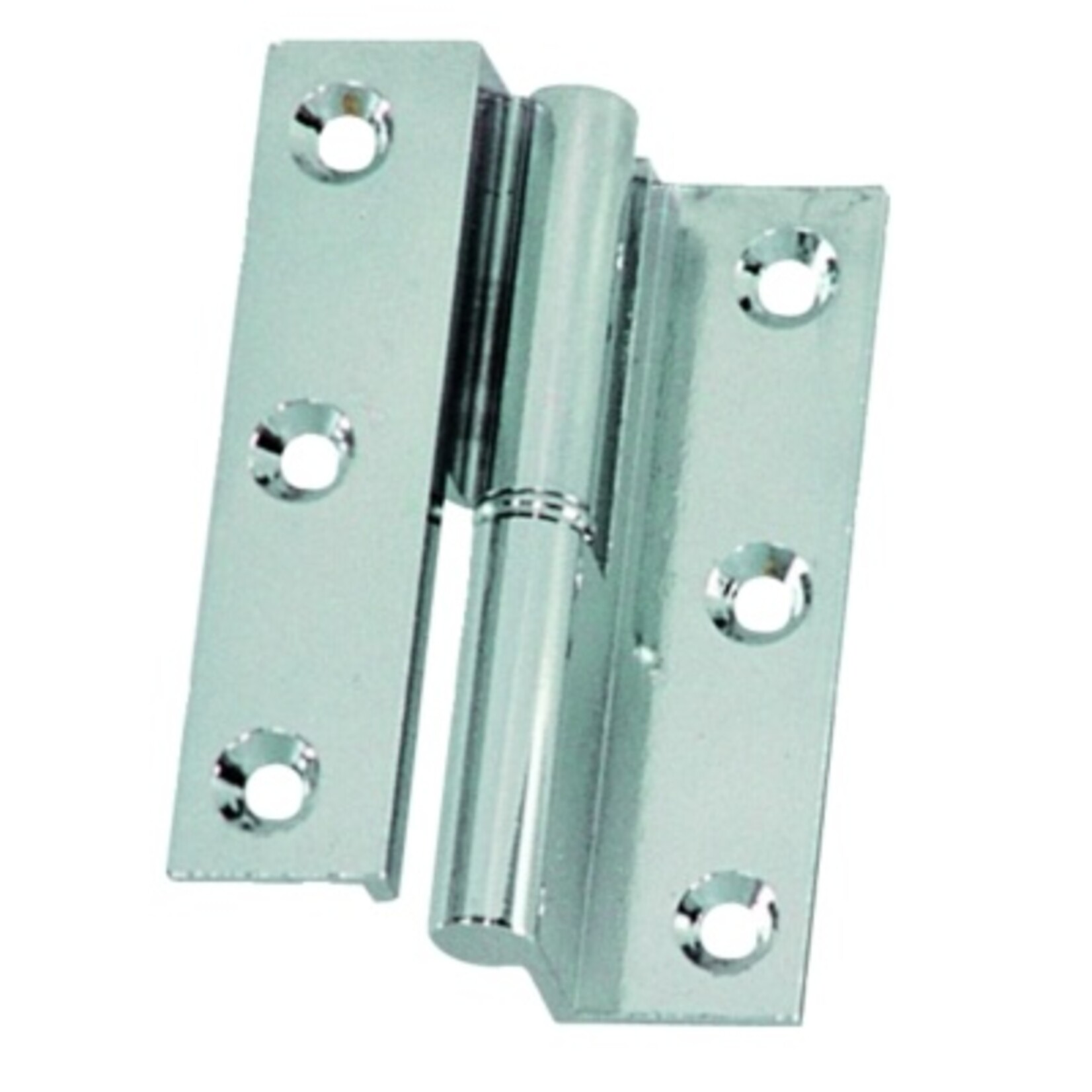 Plastimo Hinge left bent chrom brass 70x45mm