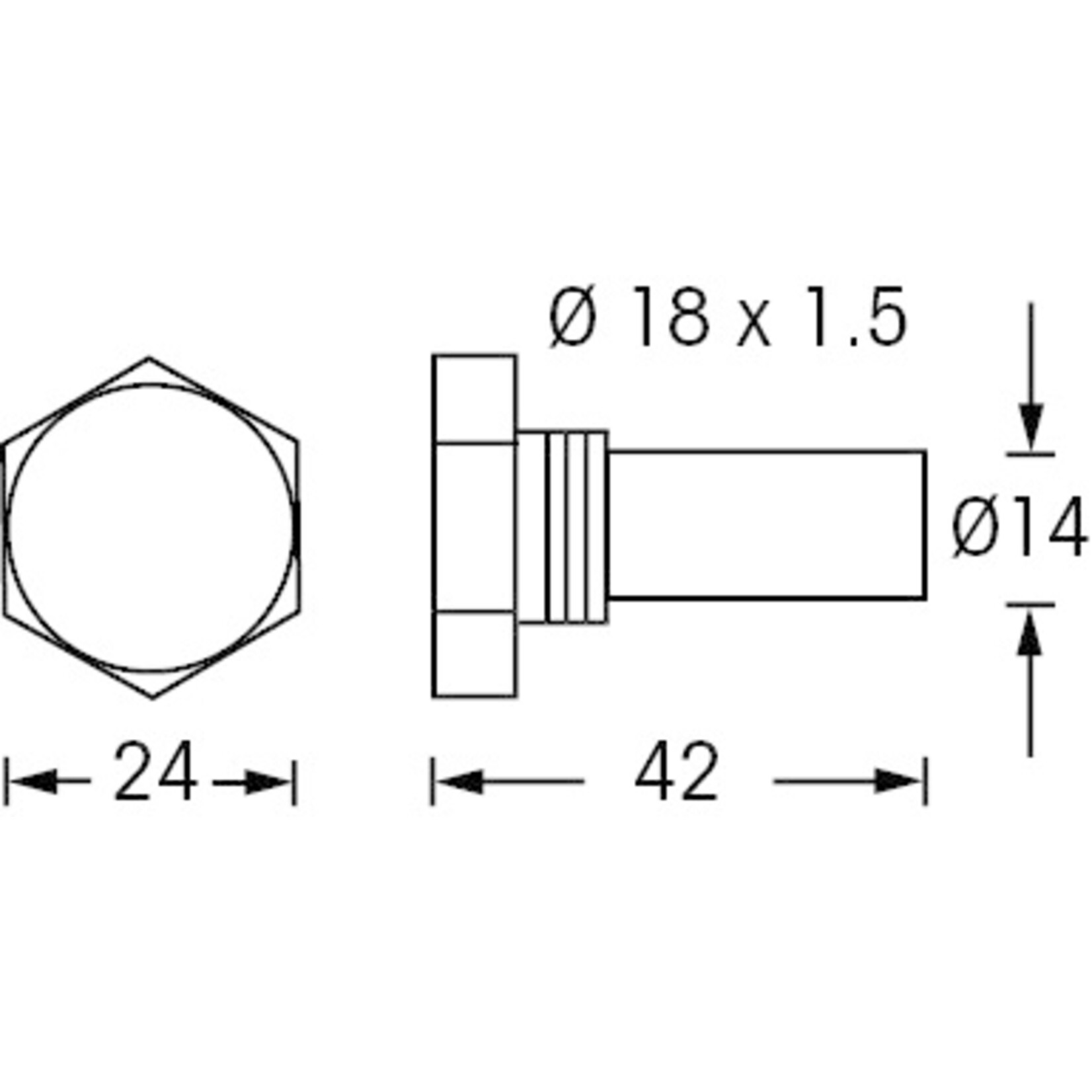 Plastimo D18x175 renault mar.couach sparkplug