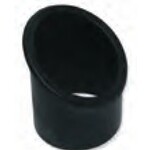 Plastimo Black rubber/incline rod holder