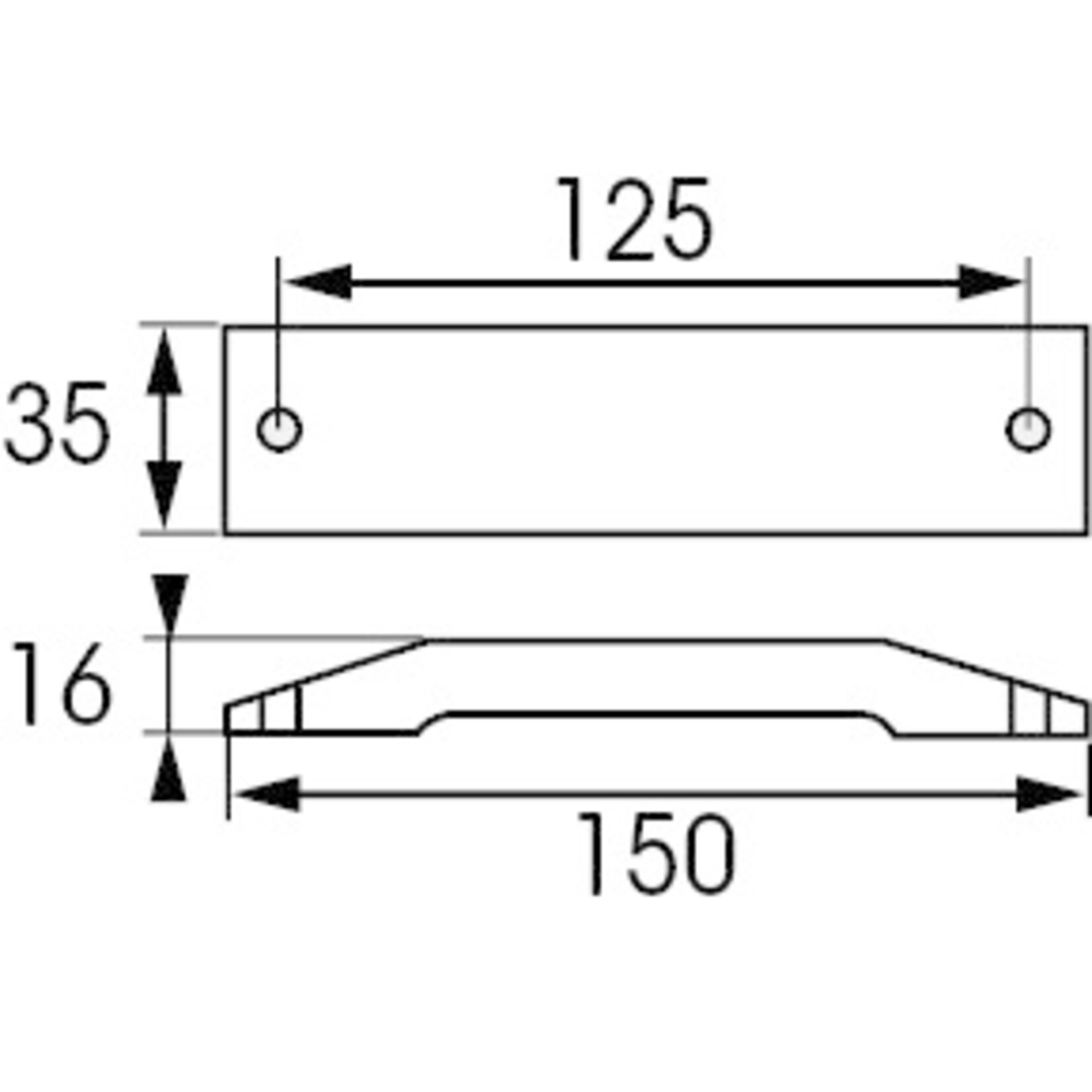 Plastimo Anode zc honda plate profiled