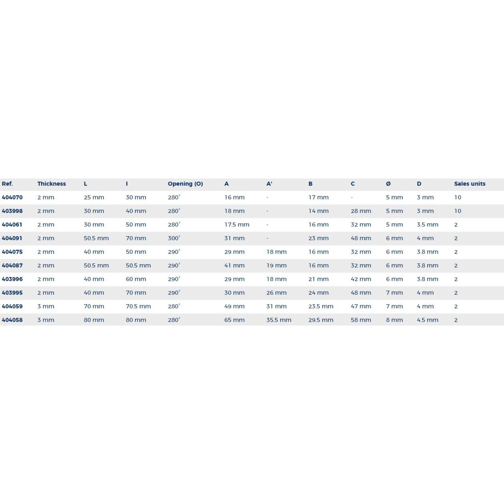 Plastimo Hinge chr.brass 80x80mm