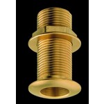 Plastimo Threaded outlet polishd brass hull ski