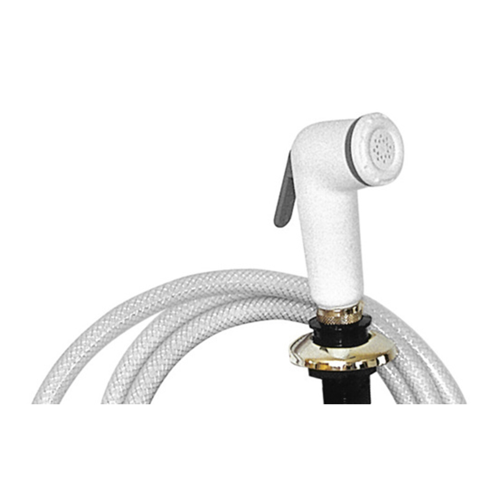 Plastimo White hand shower+supp+hose 2m