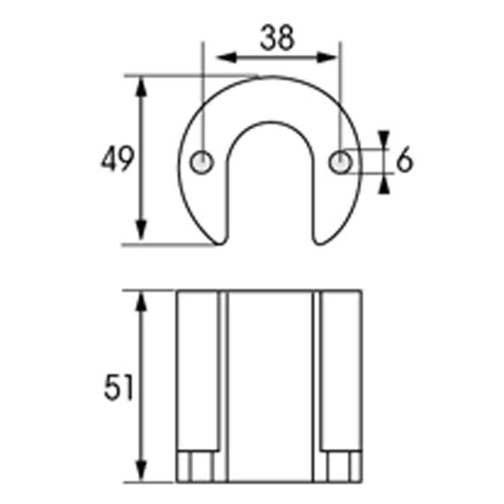 Plastimo Anode piston mercruiser bravo