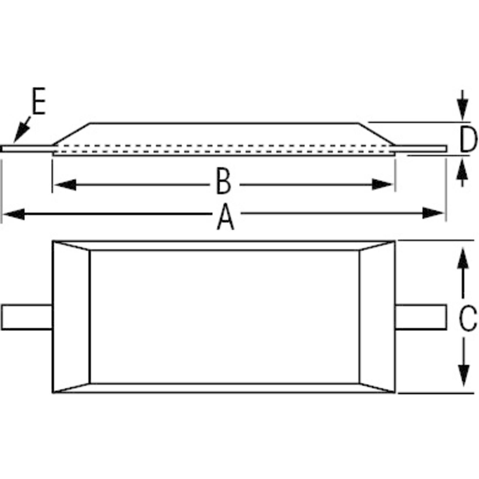 Plastimo Anode zc weld-on 1.9kg 190x50x30