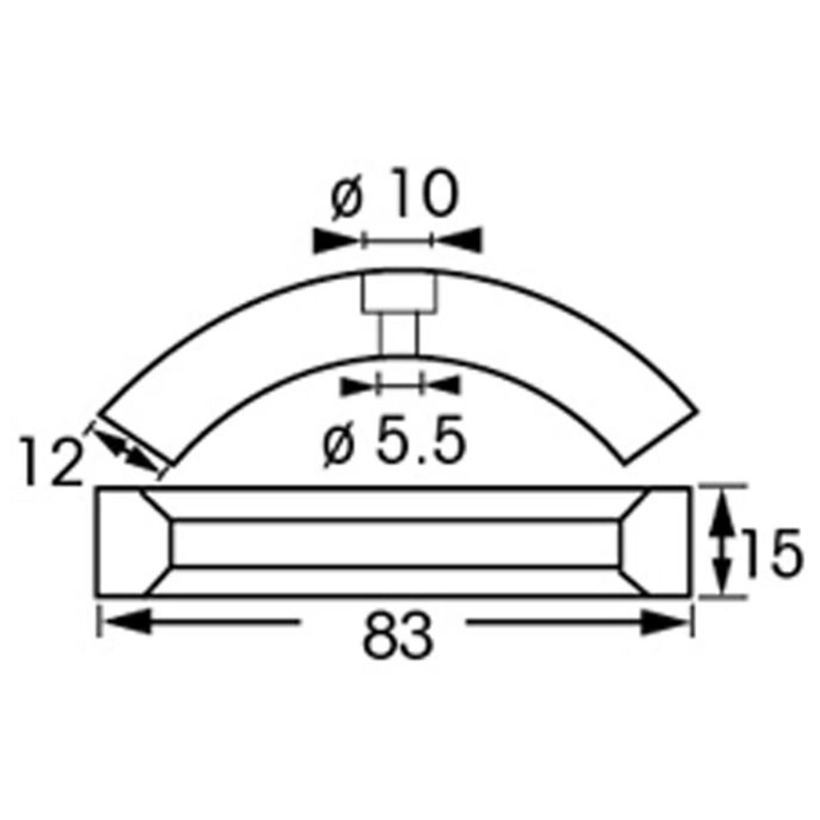 Plastimo Anode volvo propeller collar (3pc)