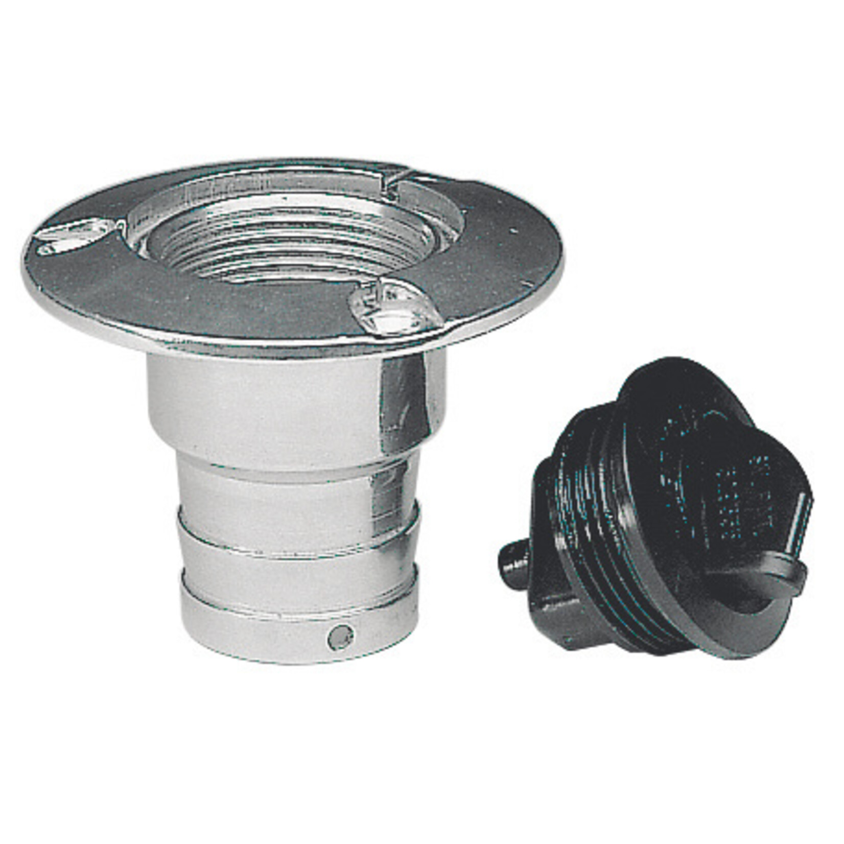 Plastimo Alu deck filler with plastic cap d38mm