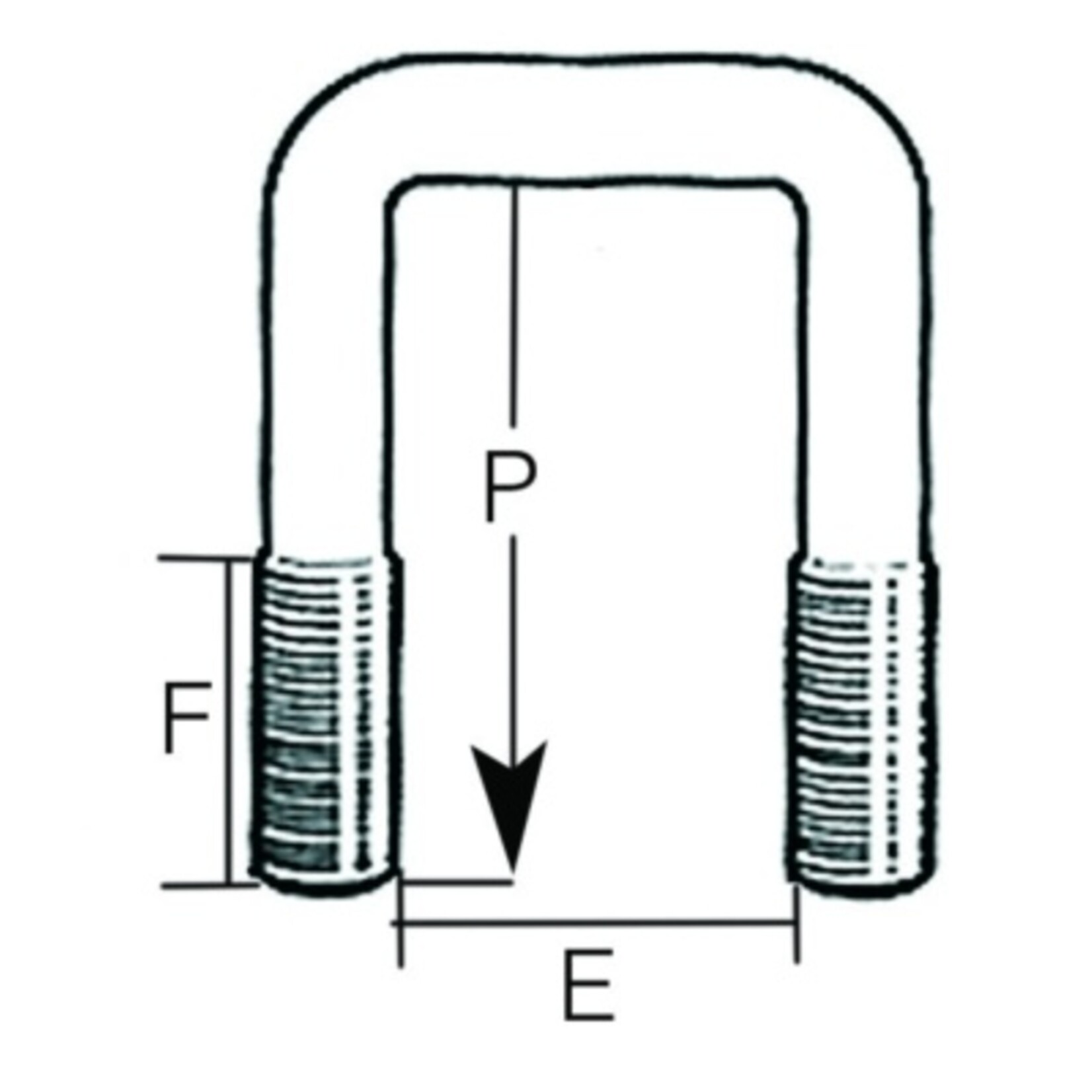 Plastimo Square tube flange 100x100mm h120mm