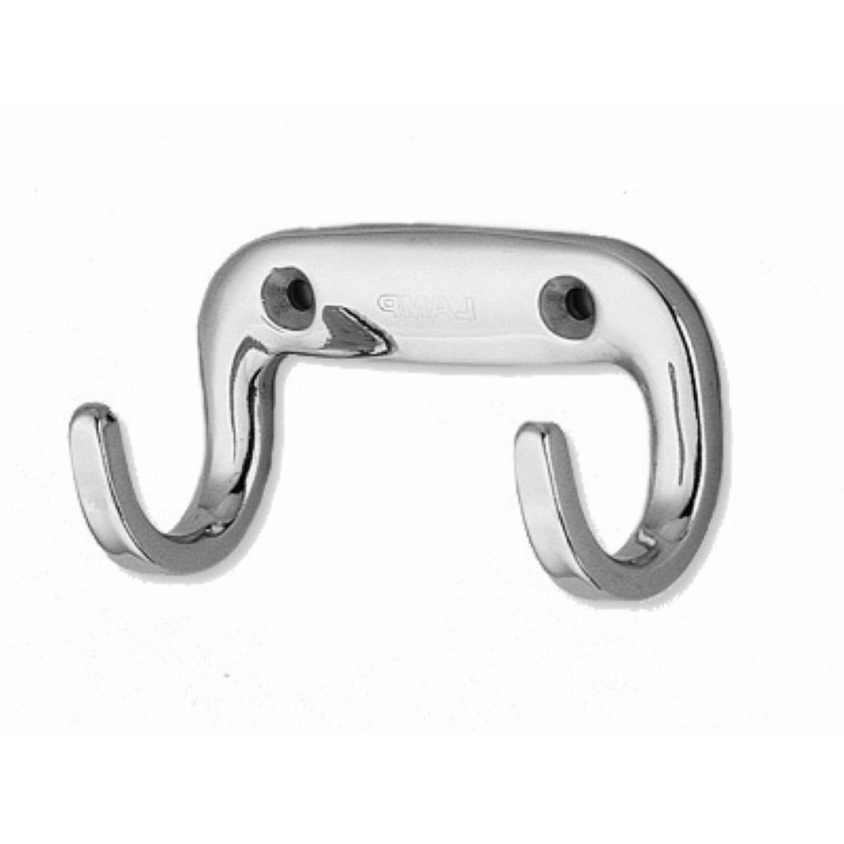 Plastimo Hook double st.s 2 hole h33mm l65mm