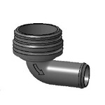 Plastimo Nozzle angled + gasket for pump 938