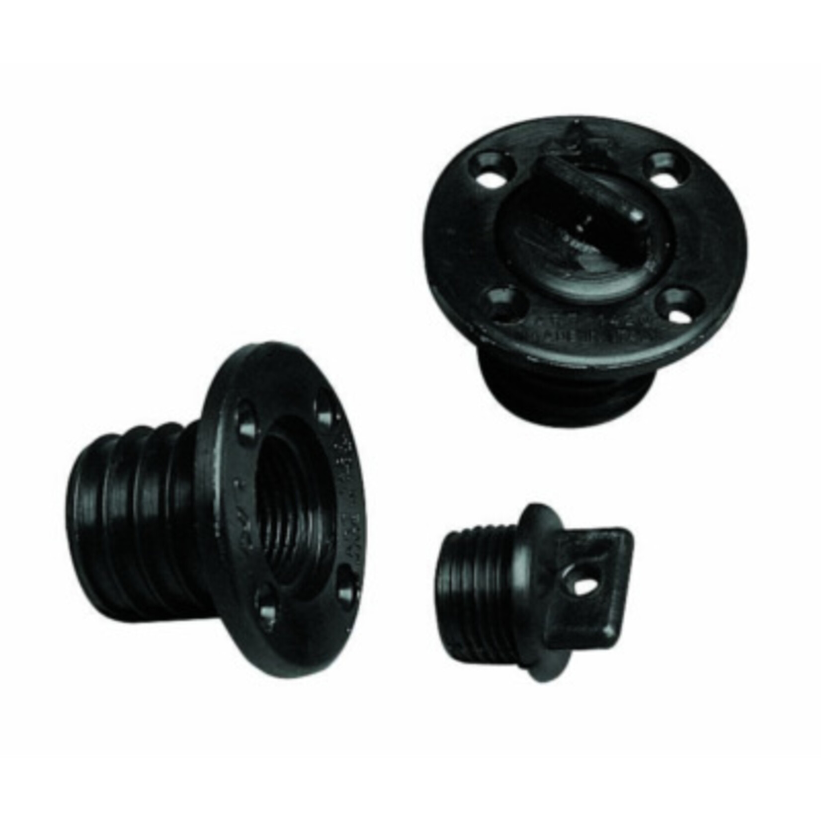 Plastimo Drain plug+plug ex.d24.7/23.6mm hull bk