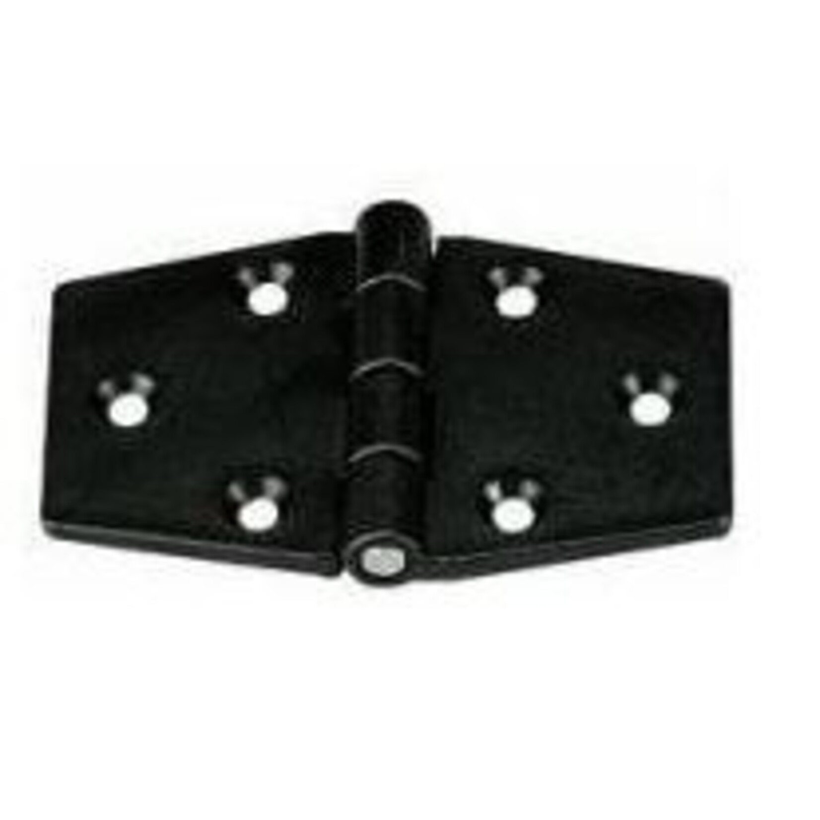 Plastimo Hinge hexagonal polyam 95x60mm black