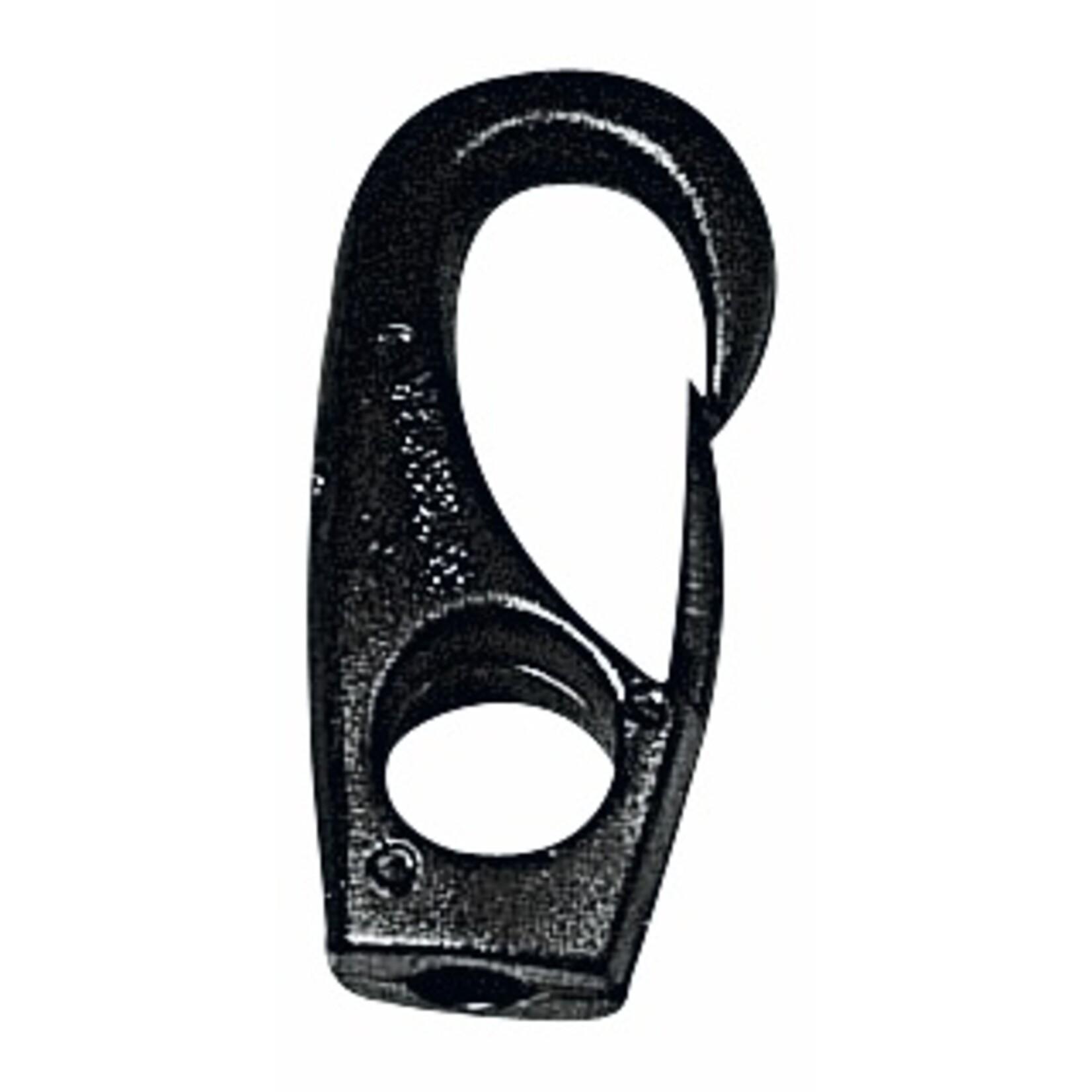 Plastimo Carbine hook with eye d4mm polyam. blk