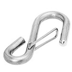 Plastimo St/st ''s'' hook with lock 6 mm