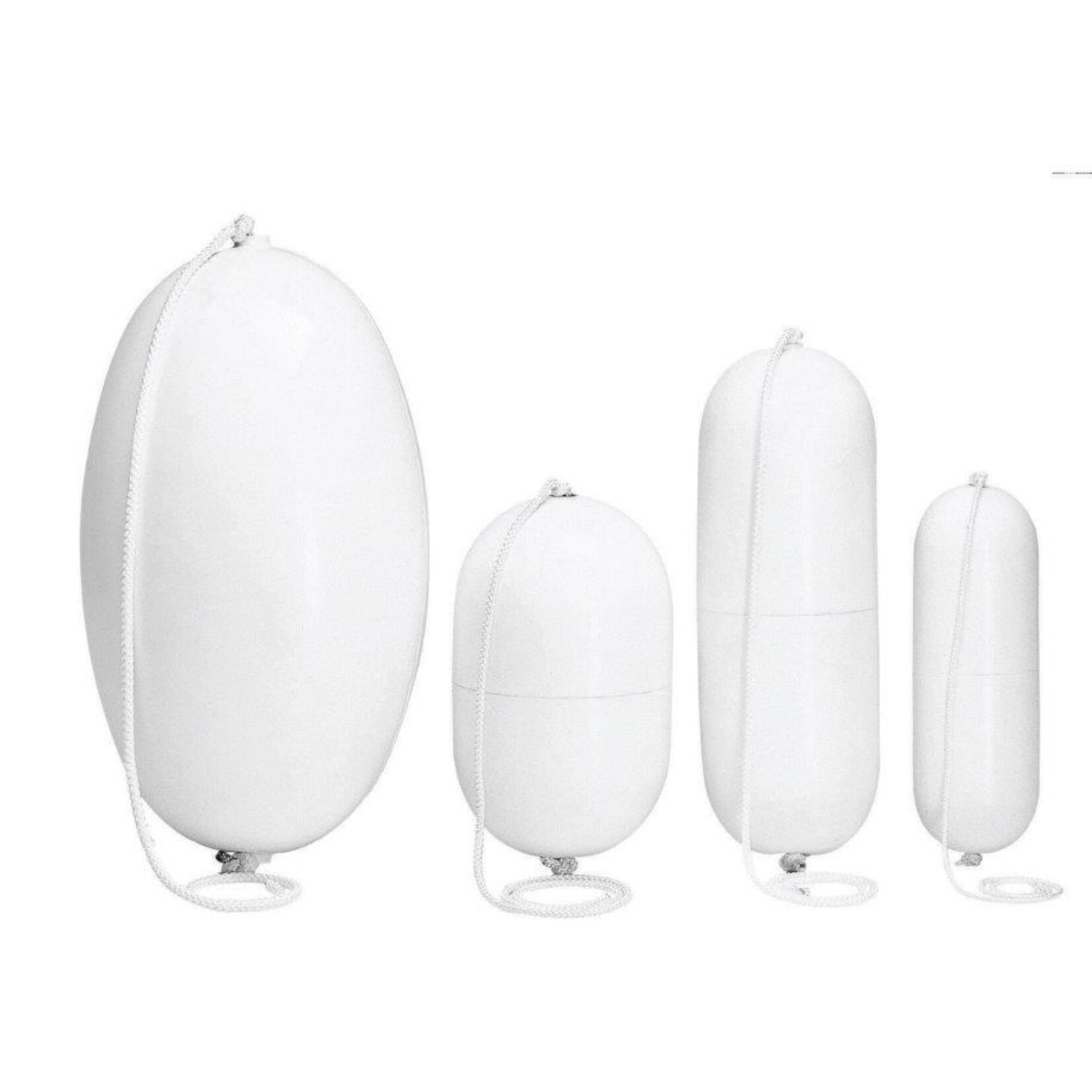 Plastimo Fender parabor 15x43 white not infl+rope